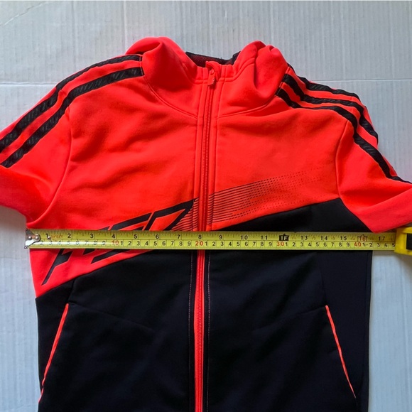 Adidas Kids Unisex Boy’s Youth F50 (Orange:Black) Track Jacket Size Small - Picture 8 of 11